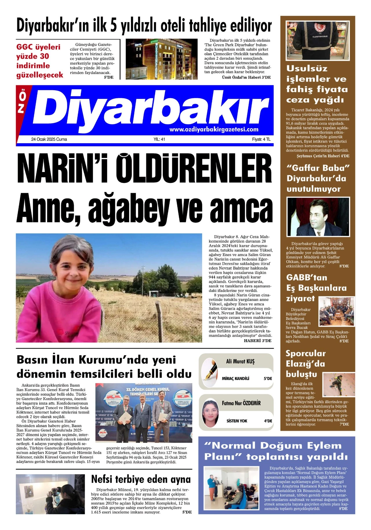 BUGÜNKÜ GAZETEMİZ