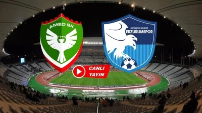 Amedspor-Erzurumspor maçı canlı yayınlanacak mı?