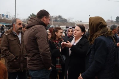 Bağlar ve Sur Eş Başkanları, yurttaşlarla bir araya geldi