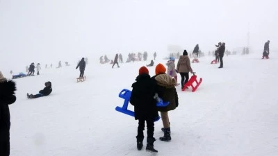 Bitlis'te kar festivali