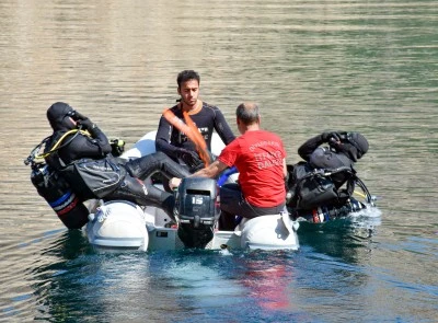 Dicle Barajı'nda zorlu tatbikat