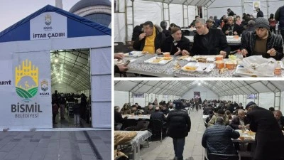 Diyarbakır | Bismil’deki ilk iftar çadırına yoğun ilgi