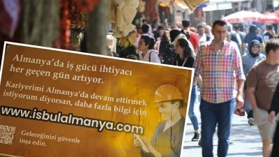 Diyarbakır’da dikkat çeken reklam: Almanya’da iş bulma vaadi