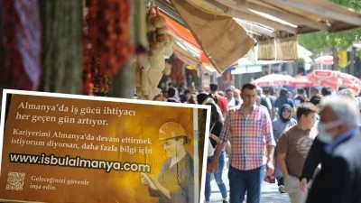 Diyarbakır’da dikkat çeken reklam: Almanya’da iş bulma vaadi