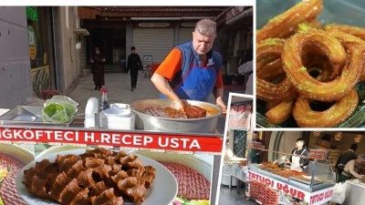 Diyarbakır’da iftar sofralarında çiğköfte ve halka tatlı patlaması