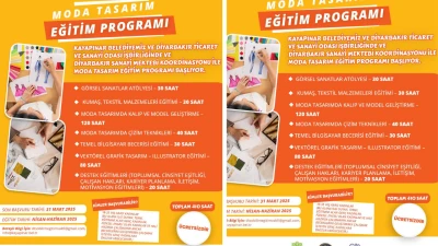 Diyarbakır’da kadınlar için Moda Tasarım Eğitim Programı başlıyor