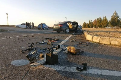 Diyarbakır'da maddi hasarlı kaza