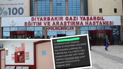 Diyarbakır'da MHRS mağduriyeti; Randevu var, doktor yok