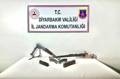 Diyarbakır'da uzun namlulu silahlar ele geçirildi