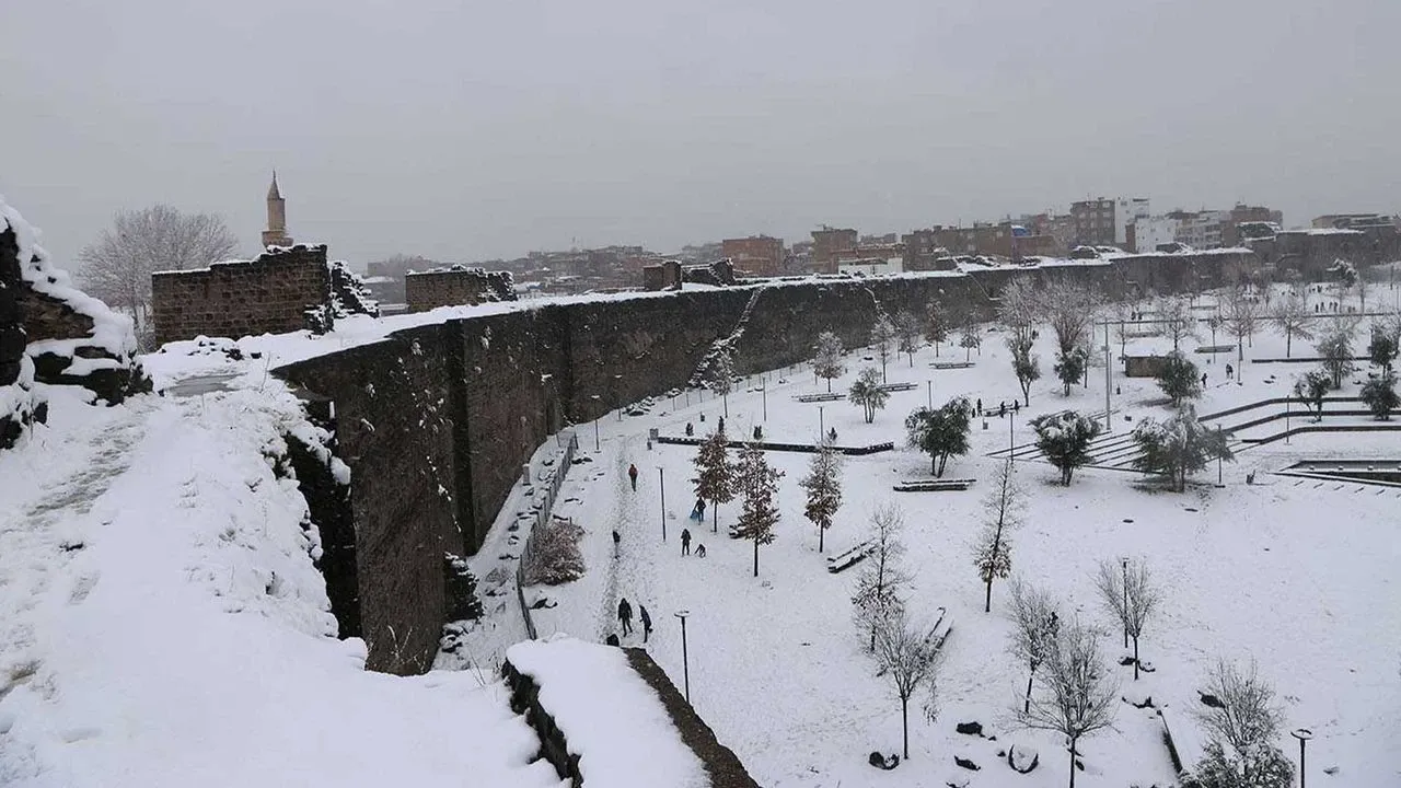 Diyarbakır ve çevresine kuvvetli kar uyarısı