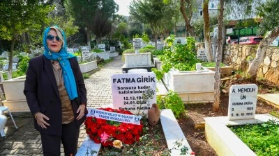 Fatma Girik, Bodrum’da mezarı başında anıldı