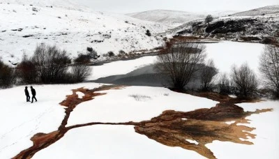 Otlukbeli eksi 22 dereceyi gördü  