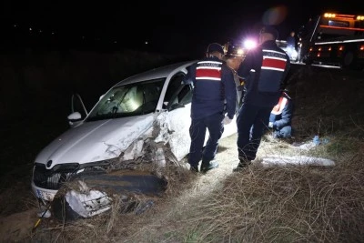 Aksaray'da kaza: 1 ölü, 2 yaralı  