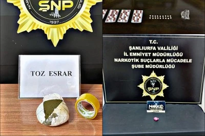 Şanlıurfa’da uyuşturucu operasyonu