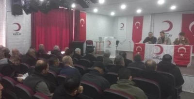 Silvan’da Kızılay Derneği’nde güven tazeleyen seçim