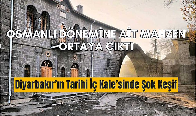 Diyarbakır’ın Tarihi İç Kale’sinde Şok Keşif: Osmanlı Dönemine Ait Mahzen Ortaya Çıktı