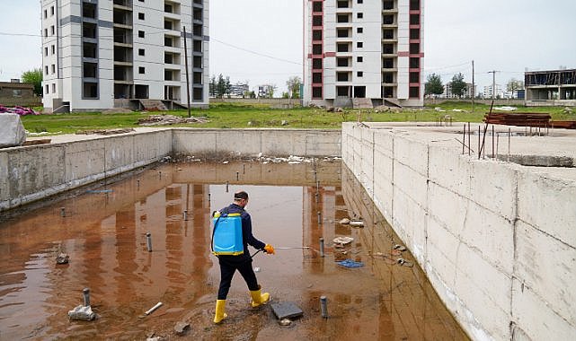 Diyarbakır’da 306 personel ve 60 araçla İlaçlama çalışmaları