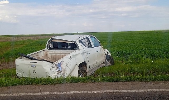 Diyarbakır'da trafik kazası: 1 yaralı