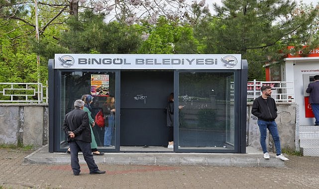 Bingöl'ün yolcu bekleme durakları yenileniyor