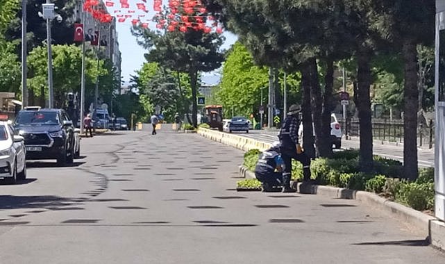 Diyarbakır çiçeklerle güzelleşiyor