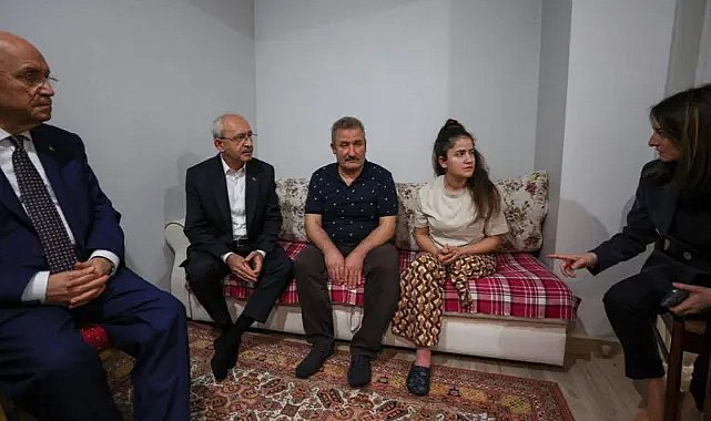 Kılıçdaroğlu'ndan depremzede ailelere ziyaret