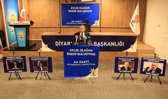 Ak parti Diyarbakır İl Başkanı Aydın’dan HDP’ye sert eleştiriler