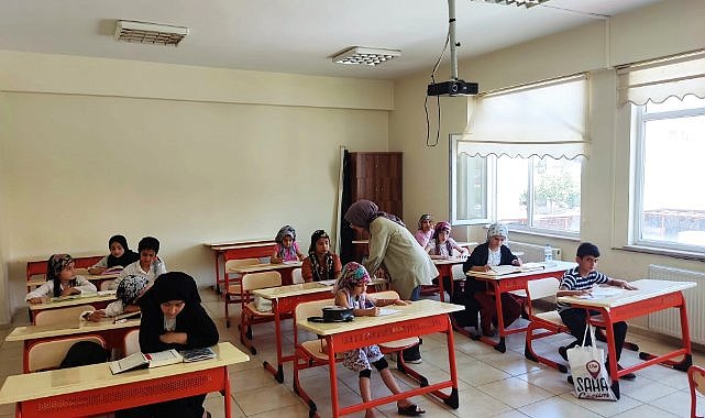 Diyarbakır’da depremzede çocuklara Kur’anı kerim kursu