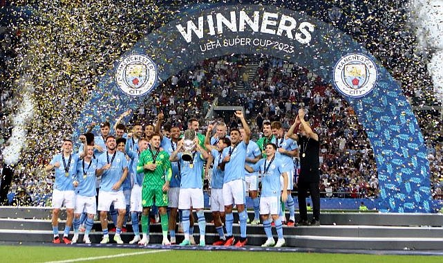 UEFA Süper Kupa'nın sahibi Manchester City oldu  