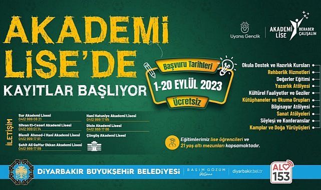 Akademi Lisede kayıtlar başladı