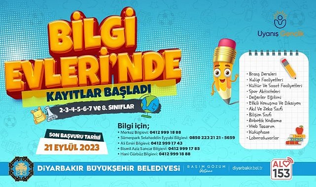 Diyarbakır’da Bilgievlerinde kayıtlar başladı