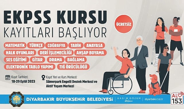 Diyarbakır’da EKPSS kurs kayıtları başladı