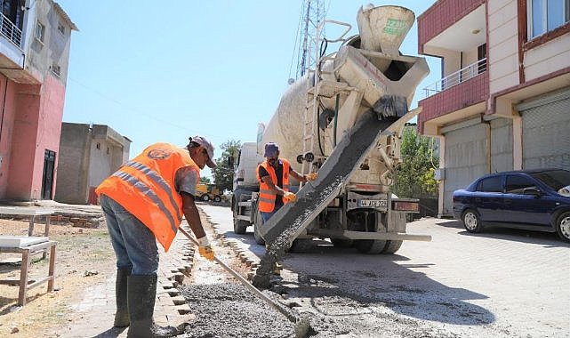 Ergani’de yol onarım çalışmalarına başlandı  