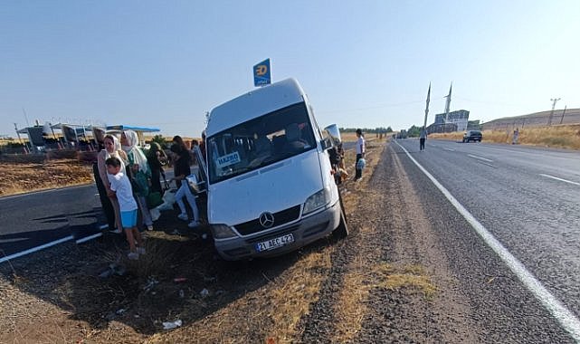 Tırdan kaçtı, şarampole devrildi