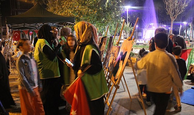 Adıyaman'da "Gazze'ye Destek Çadırı" 