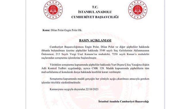 Dilan Polat soruşturmasında Başsavcılık açıklaması