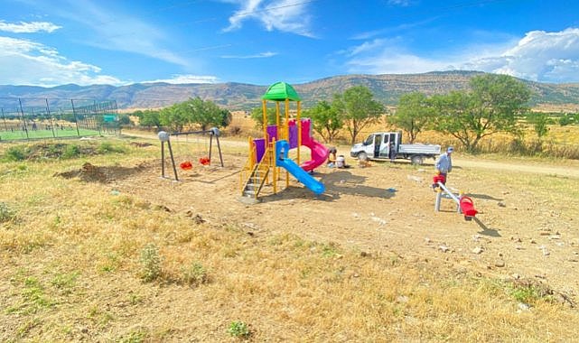 Diyarbakır’da çocuklar için oyun grupları yerleştirildi