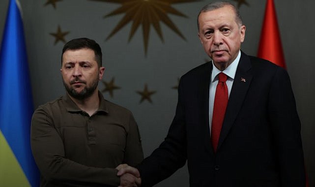 Erdoğan, Zelenskiy ile görüştü