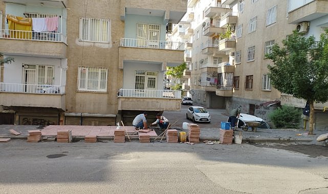 Diyarbakır’da cadde ve kaldırımlar yenileniyor