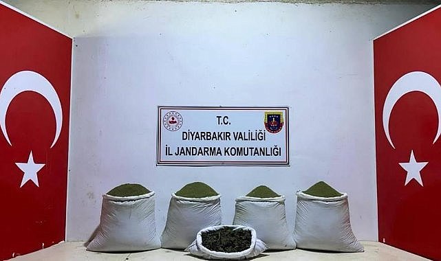 Diyarbakır’da kilolarca esrar ele geçirildi