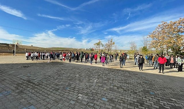 Diyarbakır’da öğrencilerden Filistin’e destek