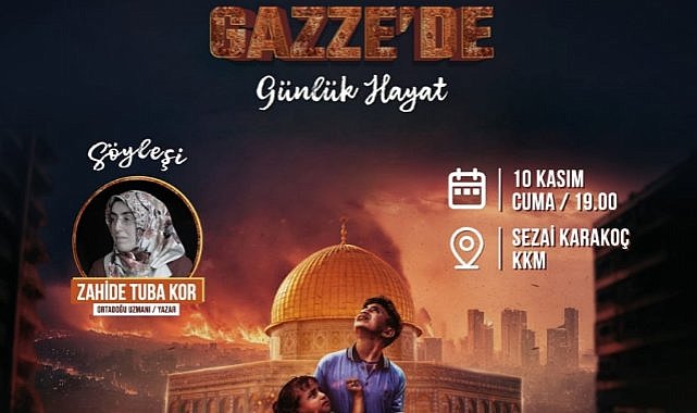 Diyarbakır'da işgal altındaki Gazze için  söyleşi