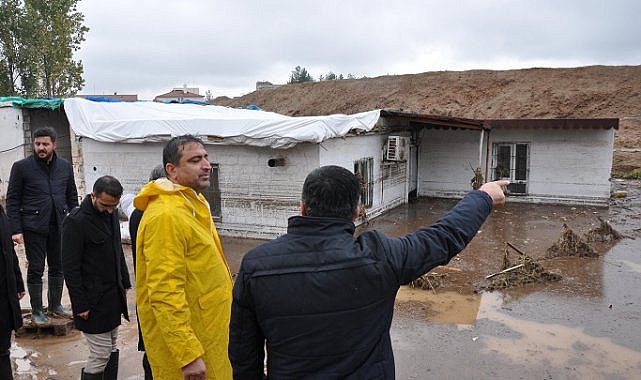 Milletvekili Ramanlı, sel bölgesinde