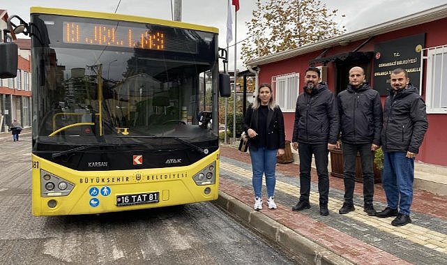 5 yıldır bekledikleri otobüsü gelin gibi karşıladılar