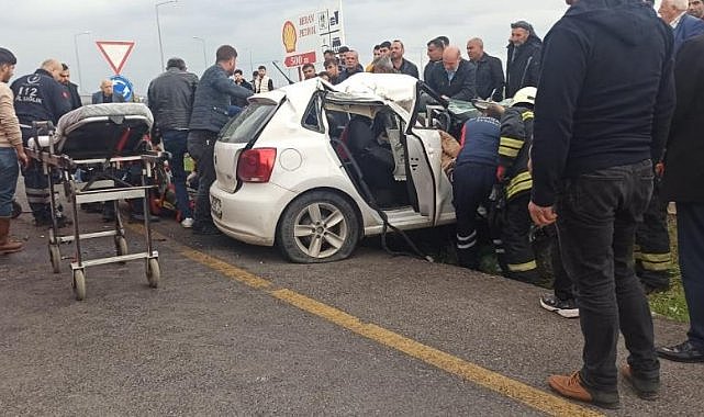 Diyarbakır’da otomobil takla attı, 2 yaralı  