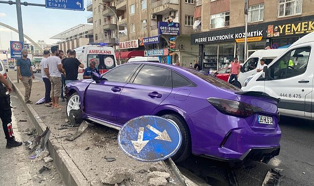 Diyarbakır'da kaza: 1 yaralı  