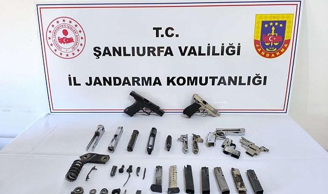 Şanlıurfa'da silah kaçakçılığı operasyonu