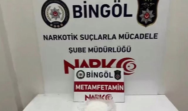 Bingöl’de otobüste metamfetamin ele geçirildi