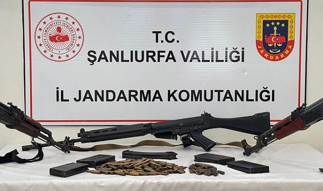 Şanlıurfa'da silah kaçakçılığı operasyonu