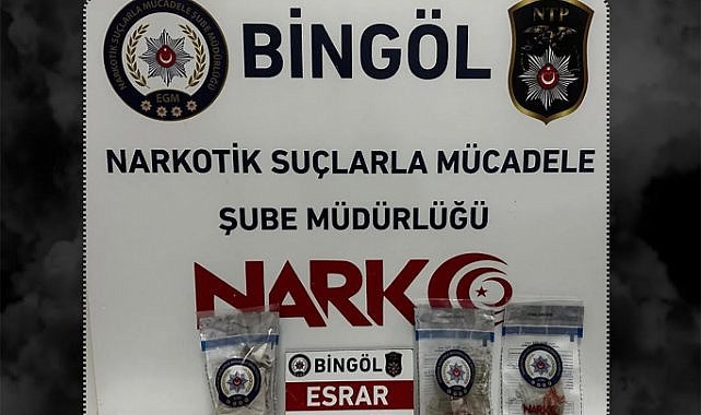 Bingöl’de uyuşturucu operasyonu: Gözaltılar var